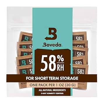 Boveda Humidity Pack (67g)（設定湿度58％） Boveda Humidity Pack (67g)（設定湿度58％）